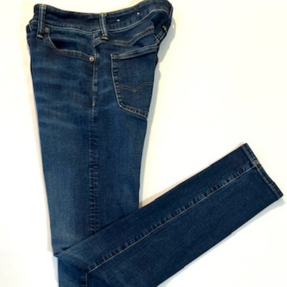 American Eagle Young Mens Size 30x31  Skinny  Straight Jeans AIRFLEX+ Dark Wash - Picture 10 of 13